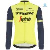 Tenue Maillot M/L + Collant à Bretelles 2020 Trek-Segafredo Hiver Thermal Fleece N002